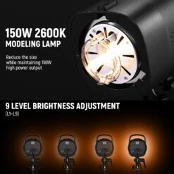 NEEWER S101-300W Monolights -Photography Equipment 4 c2d79517 e50e 4c10 87b9 76efce4ce0fc