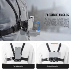 NEEWER GP-74 Phone Chest & Head Strap Mount Accessories Kit -Photography Equipment 4 c40dd8c4 df06 4e33 ba3b 14ce823d9a7b