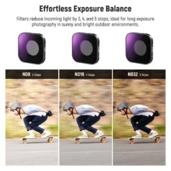 NEEWER FL-GP9 ND Filter Set For GoPro Hero 13 12 11 10 9 Black 27 NEEWER FL-GP9 ND Filter Set For GoPro Hero 13 12 11 10 9 Black -Photography Equipment 4 ca801443 7f59 46d1 9b13 a3b9576a02cb