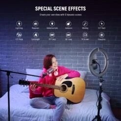 NEEWER RH10B 10" 20W High Power LED Ring Light 12 NEEWER RH10B 10" 20W High Power LED Ring Light -Photography Equipment 4 d0fc1300 aee0 446f b95f 639a0d2ad123