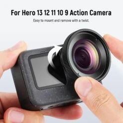 NEEWER LS-65 2X Magnification Lens For GoPro Hero 13 12 11 10 9 -Photography Equipment 4 d80e7f4b 6671 41d9 9415 1008d227b38f