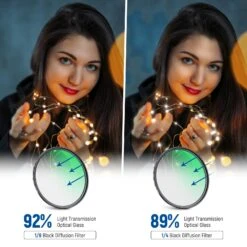 NEEWER 2 Pack 1/4 & 1/8 Black Diffusion Lens Filter Set 12 NEEWER 2 Pack 1/4 & 1/8 Black Diffusion Lens Filter Set -Photography Equipment 4 dca67479 2c81 4101 9752 98eeda7135ba