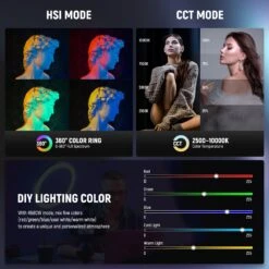 NEEWER RH12C 12" 24W High Power RGB LED Ring Light 32 NEEWER RH12C 12" 24W High Power RGB LED Ring Light -Photography Equipment 4 de1ea078 3f20 44b0 9d1c dae59622d6d2