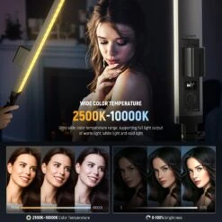 NEEWER BH20C 21W RGB LED Video Light Stick Kit -Photography Equipment 4 e98d6c5a 94d2 47ab 8f33 bb95071d091a