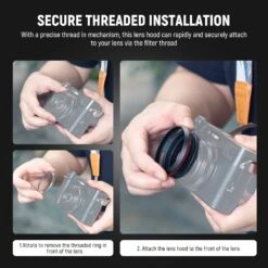 NEEWER CA086 Round Lens Hood For Fujifilm X100V & X100VI -Photography Equipment 4 ee9bc467 bebf 4e5a bd49 db9096fc5c23