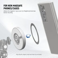 NEEWER PA080 Magnetic Phone Tripod Mount 11 NEEWER PA080 Magnetic Phone Tripod Mount -Photography Equipment 4 f31ae50d 3321 41c9 8803 8c13815f0c2e