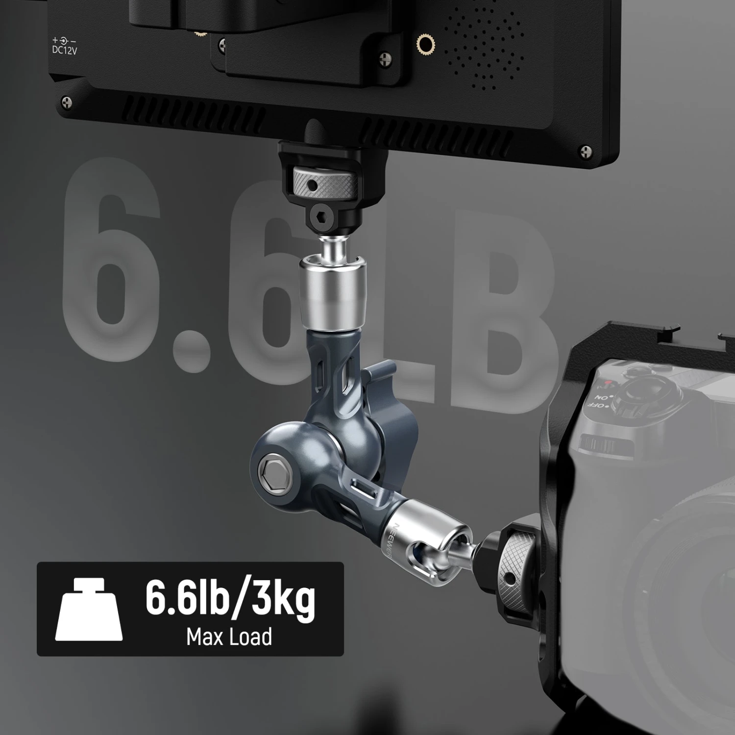 NEEWER UA077 7" Articulating Magic Arm Camera Mount 5 NEEWER UA077 7" Articulating Magic Arm Camera Mount - Image 5