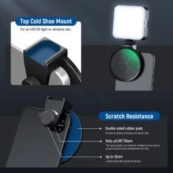 NEEWER FL-41 67mm CPL Filter For Cell Phone Camera Lens(S24 Compatible) 14 NEEWER FL-41 67mm CPL Filter For Cell Phone Camera Lens(S24 Compatible) -Photography Equipment 5 21331713 3e00 4ba6 aab1 59a50a8fc202