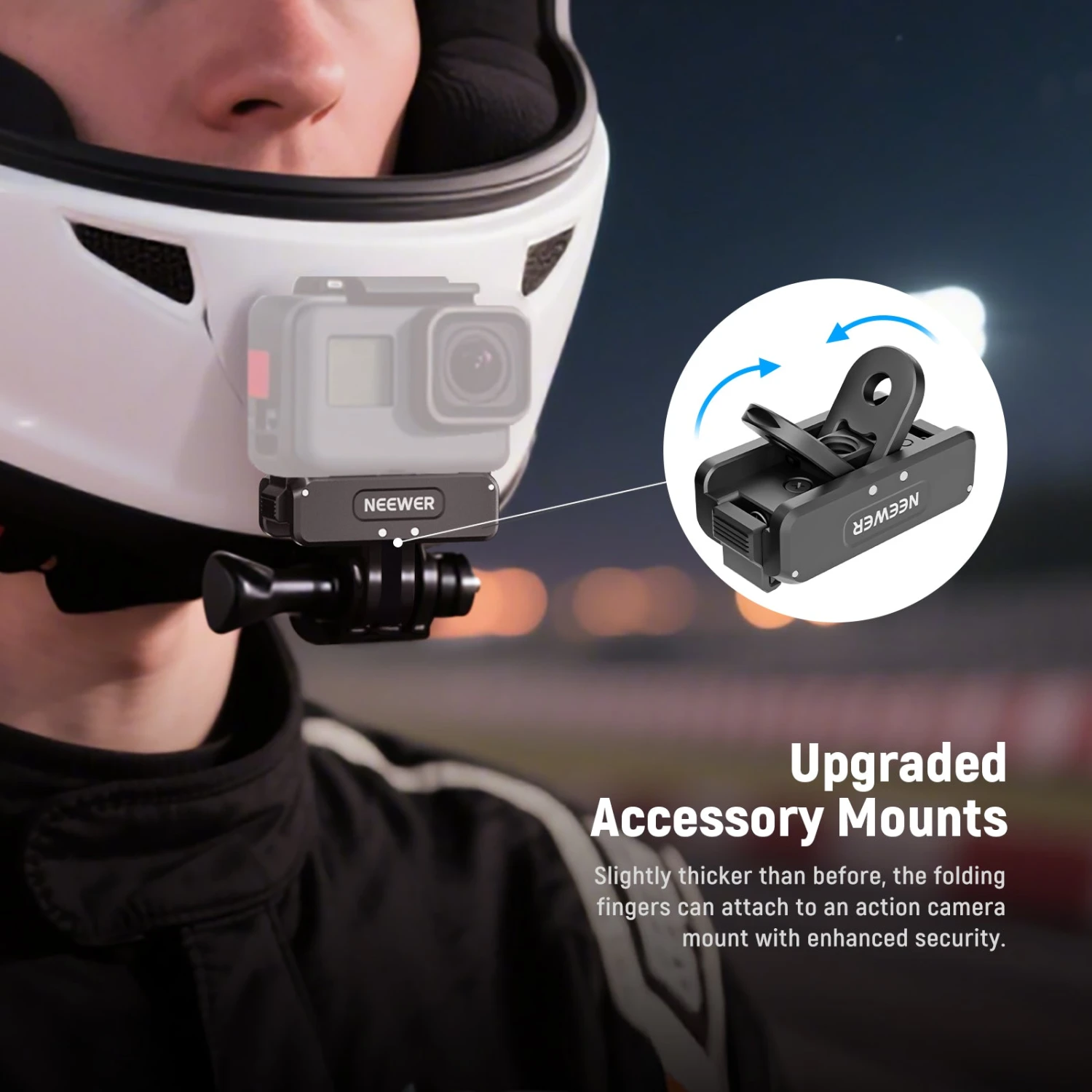 NEEWER AC011 Upgraded Magnetic Mount For DJI Osmo Action 5 Pro/4/3 5 NEEWER AC011 Upgraded Magnetic Mount For DJI Osmo Action 5 Pro/4/3 - Image 5