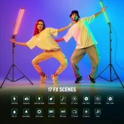 NEEWER BH20C 21W RGB LED Video Light Stick Kit -Photography Equipment 5 3d90b4d8 5ffd 487d 97f5 ecbbe928fbfb