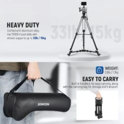 NEEWER TS009 Quick Lock Release Photography Tripod Dolly -Photography Equipment 5 4d746a14 a72e 45c4 94ce 1c457d4e04eb