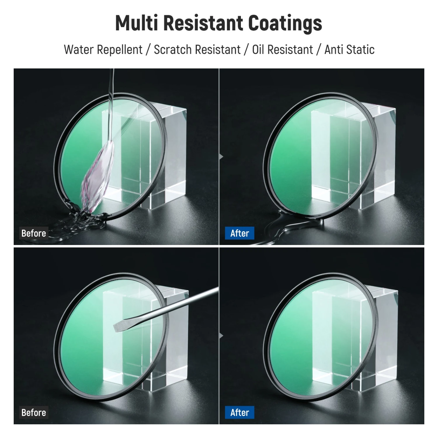 NEEWER 1/8 Black Diffusion Filter Cinematic Dreamy Effect Filter 5 NEEWER 1/8 Black Diffusion Filter Cinematic Dreamy Effect Filter - Image 5