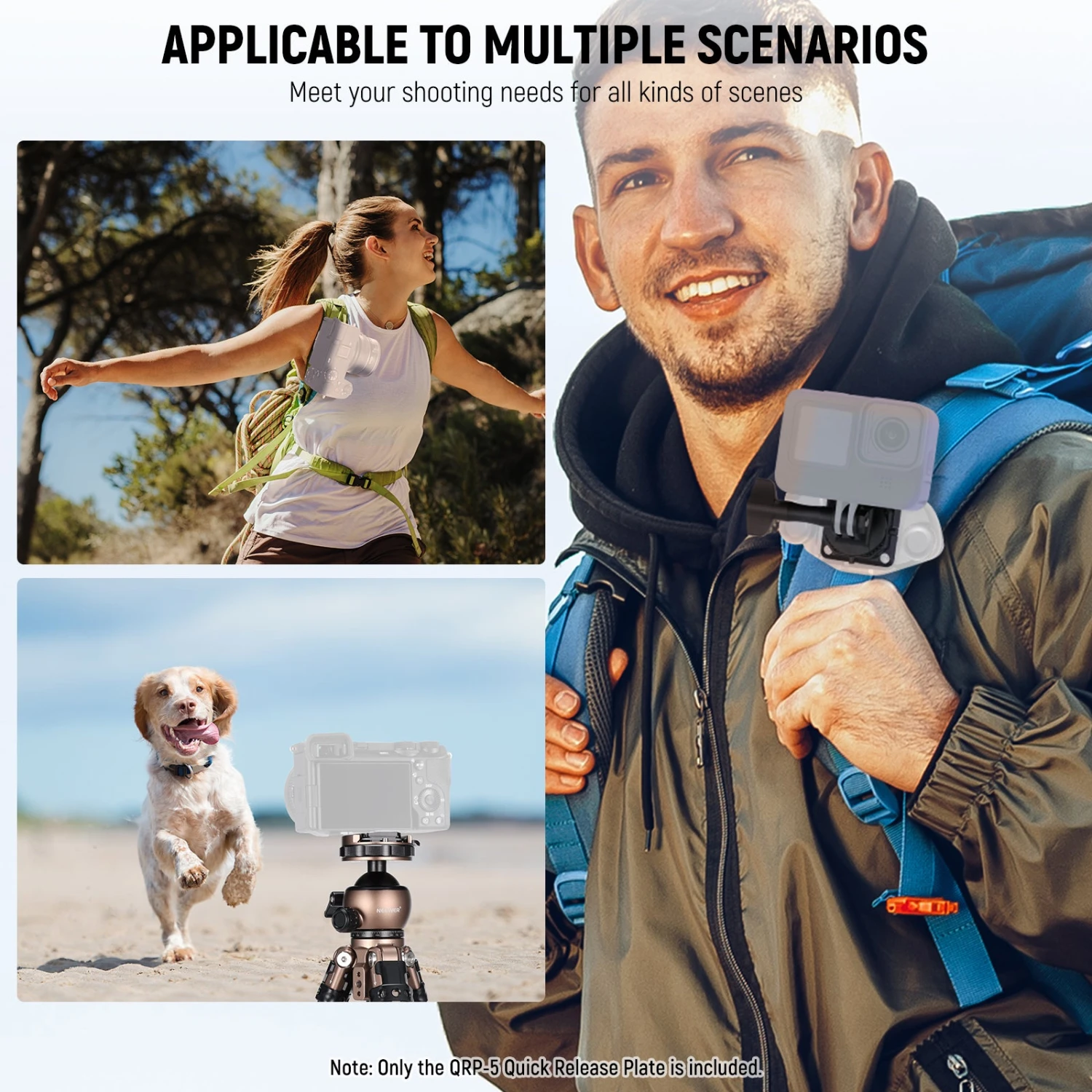 NEEWER 2 Pack Arca Type Quick Release Plate 5 NEEWER 2 Pack Arca Type Quick Release Plate - Image 5