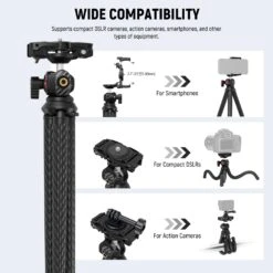 NEEWER TP34 Flexible Tripod With Remote -Photography Equipment 5 76e74dee 94e5 4c51 ad82 5044ba0e2a18