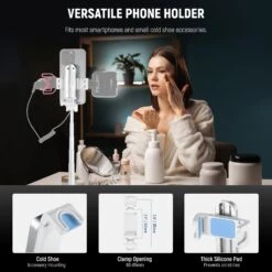 NEEWER P15 Foldable Selfie Stick Tripod With Bluetooth Remote Shutter -Photography Equipment 5 78cc14e4 8245 4d2d 85f8 663fe1975329