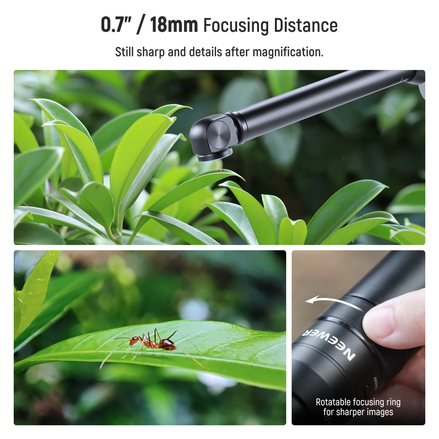 NEEWER LS-51 18mm 2x Macro Probe Lens With 17mm Thread 13 NEEWER LS-51 18mm 2x Macro Probe Lens With 17mm Thread - Image 13