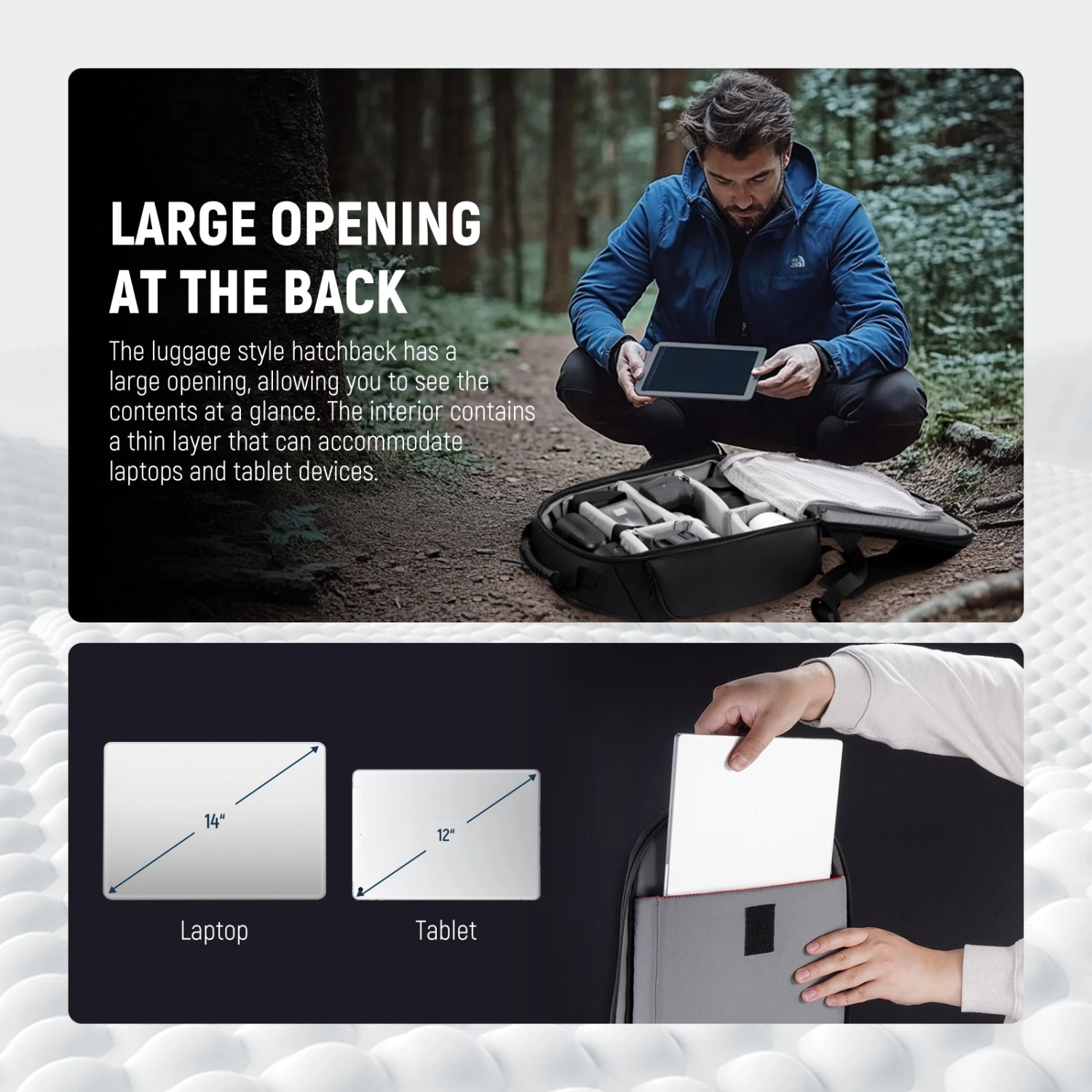 NEEWER BASICS PB26 17.3"x10.6"x7.5" Camera Backpack 5 NEEWER BASICS PB26 17.3"x10.6"x7.5" Camera Backpack - Image 5