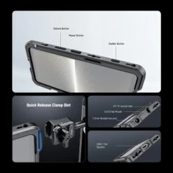 NEEWER PA086/PA087 Phone Cage Compatible With Sony Xperia PRO-I / Xperia 1 V 25 NEEWER PA086/PA087 Phone Cage Compatible With Sony Xperia PRO-I / Xperia 1 V -Photography Equipment 5 a0fa2894 21f1 4362 997a 9219c2743f39