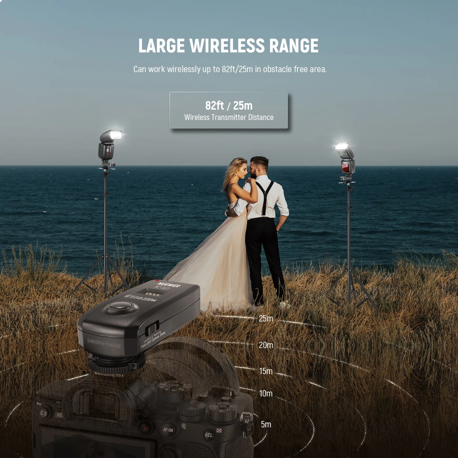 NEEWER FC-16 2.4G Wireless Flash Trigger For Sony Cameras 5 NEEWER FC-16 2.4G Wireless Flash Trigger For Sony Cameras - Image 5