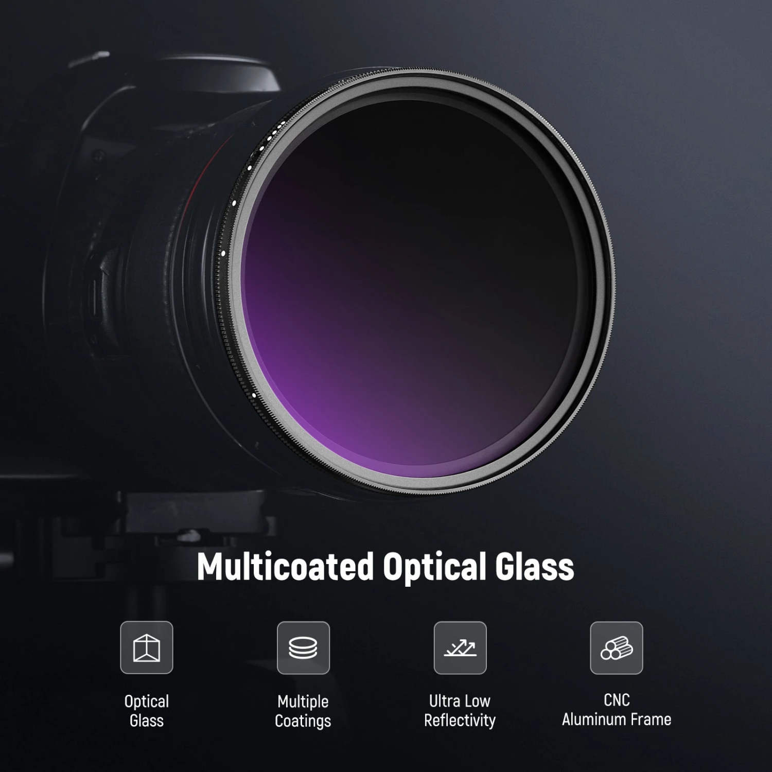 NEEWER True Colors Variable ND Filter ND8–2000 With Hard Stop 5 NEEWER True Colors Variable ND Filter ND8–2000 With Hard Stop - Image 5