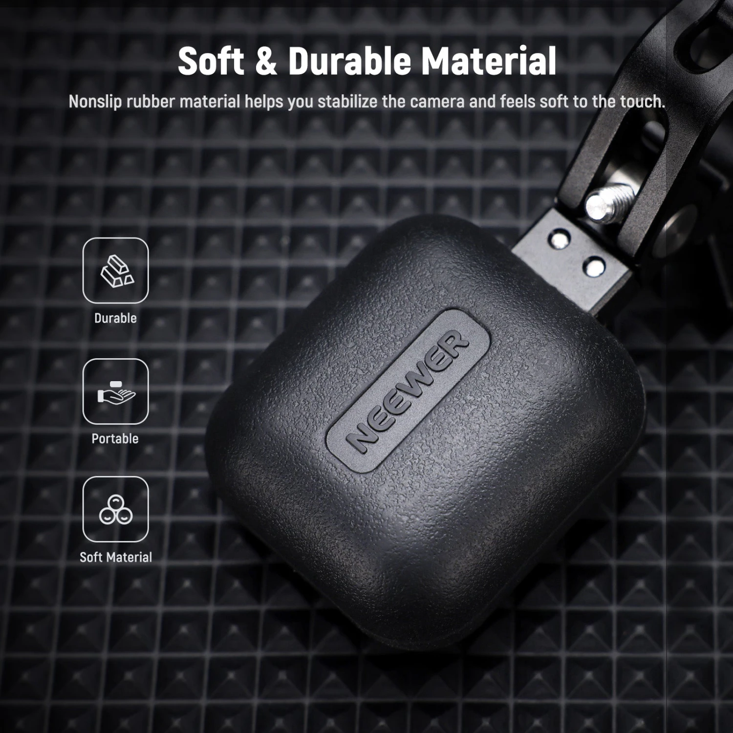 NEEWER PG010 Palm Support With 15mm Rod Clamp For Mini Follow Focus 5 NEEWER PG010 Palm Support With 15mm Rod Clamp For Mini Follow Focus - Image 5