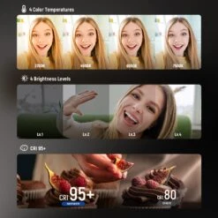 NEEWER ENTRY LEVEL VERSION NL40R Magnetic Selfie Light 12 NEEWER ENTRY LEVEL VERSION NL40R Magnetic Selfie Light -Photography Equipment 5 b57180c1 d2ac 4de0 9510 470a766fd586