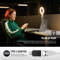 NEEWER BASICS BR60 5"/13cm Desk Ring Light With Stand 12 NEEWER BASICS BR60 5"/13cm Desk Ring Light With Stand -Photography Equipment 5 b90aa3e1 3cf0 4738 b301 da2f30481c37