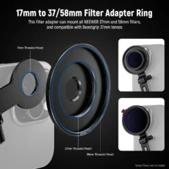 NEEWER PA047 Universal Phone Camera Lens Clamp For 17mm Phone Lenses 12 NEEWER PA047 Universal Phone Camera Lens Clamp For 17mm Phone Lenses -Photography Equipment 5 ccc30fd3 4266 425b b45c db2ed8e46cff