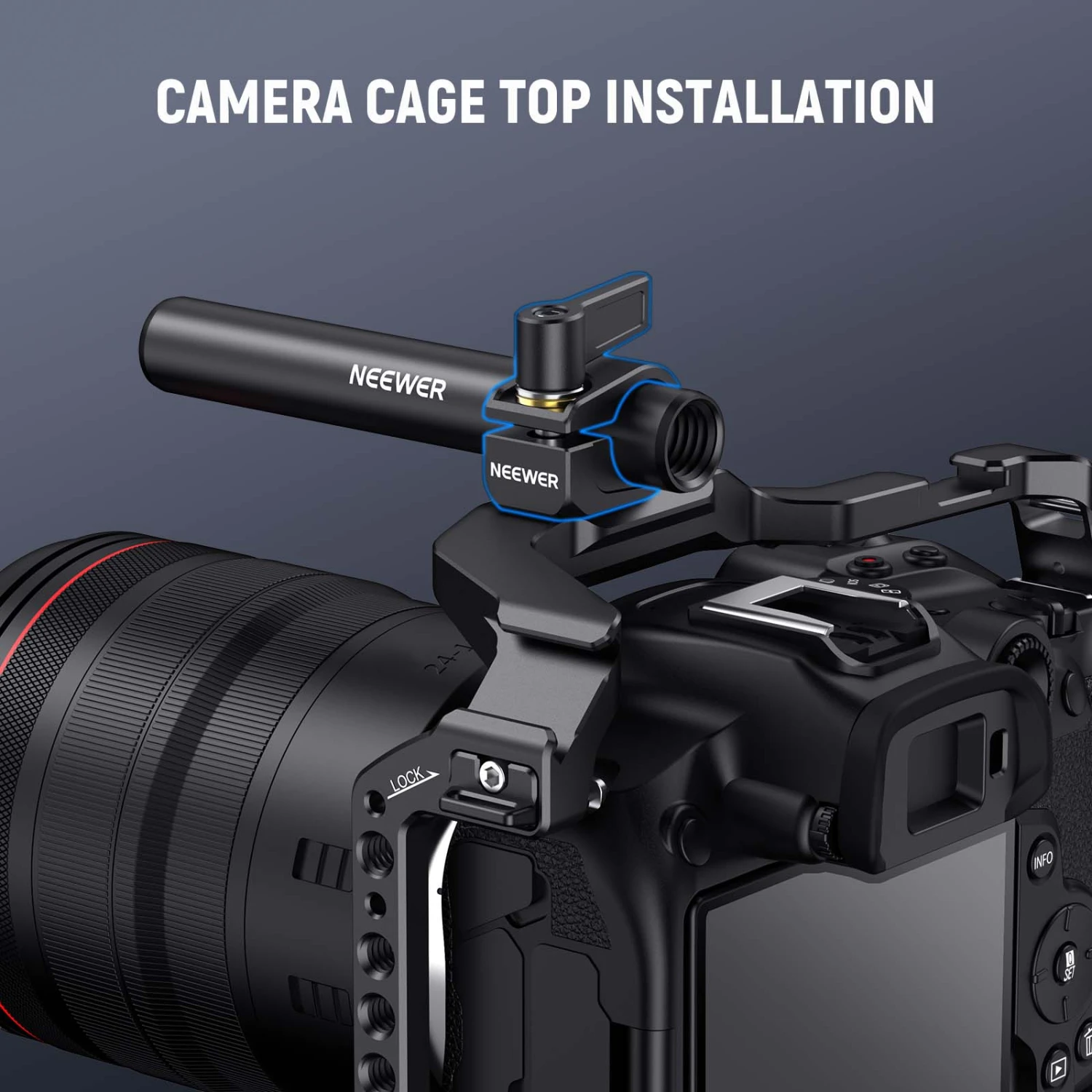 NEEWER UA052/UA053 Single LWS 15mm Rod Clamp 5 NEEWER UA052/UA053 Single LWS 15mm Rod Clamp - Image 5