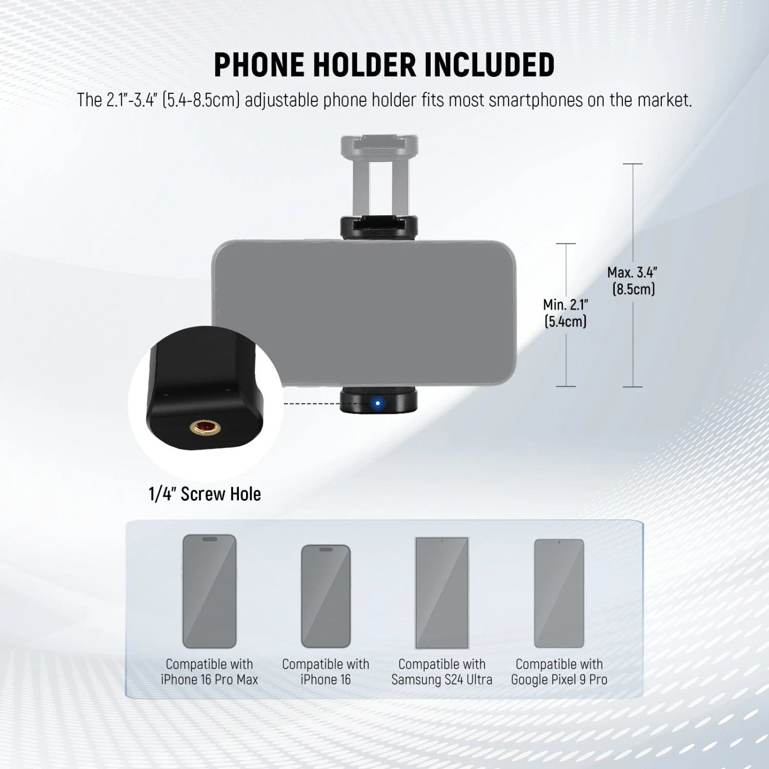 NEEWER PA029 Camera Fence Mounting Kit For Live Streaming 5 NEEWER PA029 Camera Fence Mounting Kit For Live Streaming - Image 5