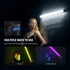 NEEWER BASICS SL50 21" Magnetic Handheld RGB Light Wand 12 NEEWER BASICS SL50 21" Magnetic Handheld RGB Light Wand -Photography Equipment 5 dacacf31 cb91 416e 85ca ffedf5f917d8