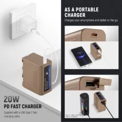 NEEWER NP-F970 10500mAh Replacement Battery 12 NEEWER NP-F970 10500mAh Replacement Battery -Photography Equipment 5 f2bba725 f6cf 4152 be19 8bedc4bce07d