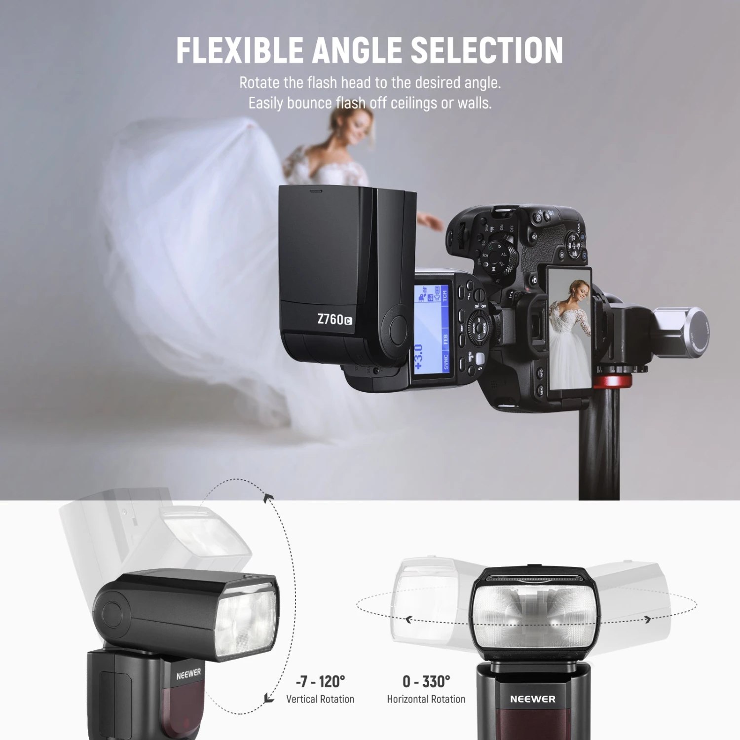NEEWER Z760 TTL Flash Speedlite 5 NEEWER Z760 TTL Flash Speedlite - Image 5