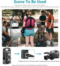 NEEWER NW-BP-2CH Dual Channel V-Mount/V Lock Battery Charger -Photography Equipment 666