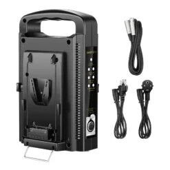NEEWER NW-BP-2CH Dual Channel V-Mount/V Lock Battery Charger