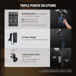 NEEWER MS60B Bi-Color LED Video Light Handheld Spotlight -Photography Equipment 66602381 6 20240321