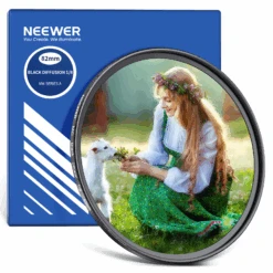 NEEWER 1/4 Black Diffusion Filter Cinematic Dreamy Effect Filter