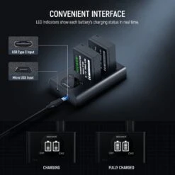 NEEWER 2 Pack 1140mAh NP-W126 Replacement Battery Charger 14 NEEWER 2 Pack 1140mAh NP-W126 Replacement Battery Charger -Photography Equipment 6 25bb9a79 b265 4c3d 8e37 c3df7f2dde1c