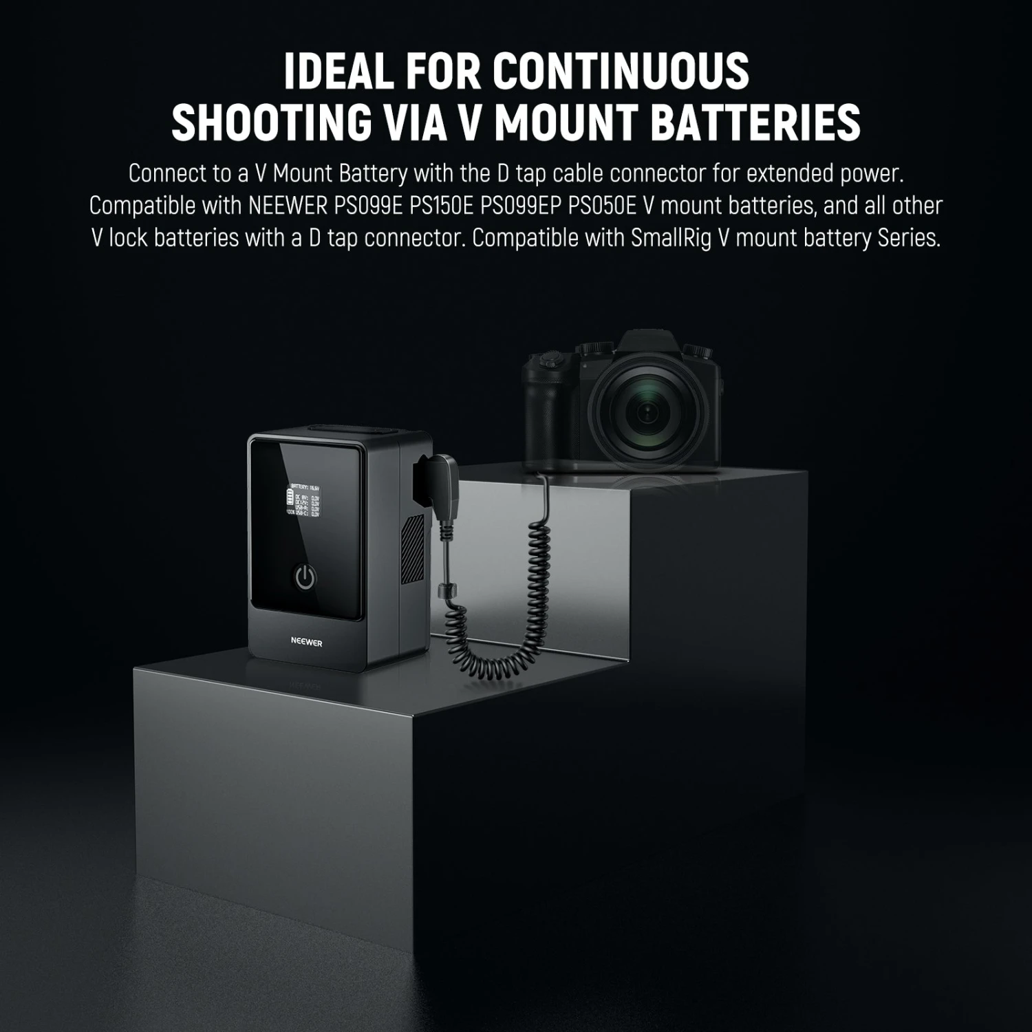 NEEWER VP-BLC12 D Tap To DMW-BLC12 Dummy Battery For V Mount Battery 6 NEEWER VP-BLC12 D Tap To DMW-BLC12 Dummy Battery For V Mount Battery - Image 6