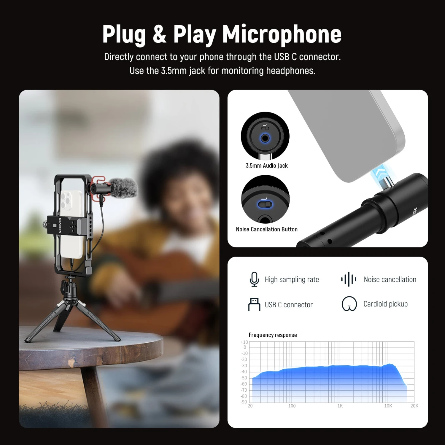 NEEWER PA009E Universal Phone Cage Stabilizer Video Rig Lighting Kit 6 NEEWER PA009E Universal Phone Cage Stabilizer Video Rig Lighting Kit - Image 6