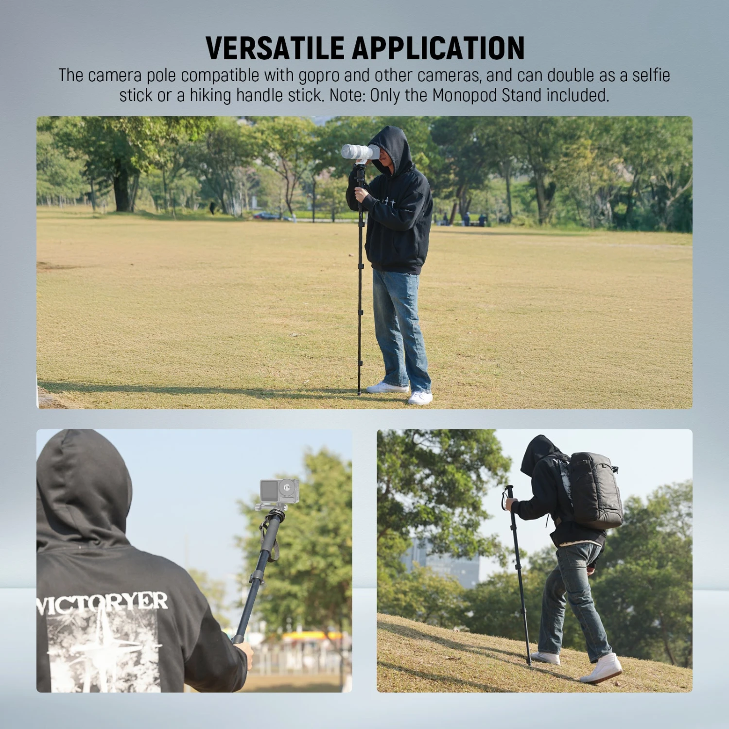 NEEWER TP41 61" Camera Monopod Stand 6 NEEWER TP41 61" Camera Monopod Stand - Image 6