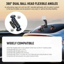 NEEWER CA067 Triple Suction Cup Camera Car Mount 14 NEEWER CA067 Triple Suction Cup Camera Car Mount -Photography Equipment 6 58990a43 9cb3 49d5 ba04 e5ccd2e5d0cc