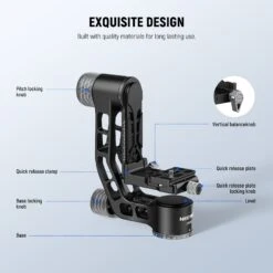 NEEWER GM102 Tripod Gimbal Head 14 NEEWER GM102 Tripod Gimbal Head -Photography Equipment 6 5d9c5dff 807c 4484 8297 b4e9efdd450d