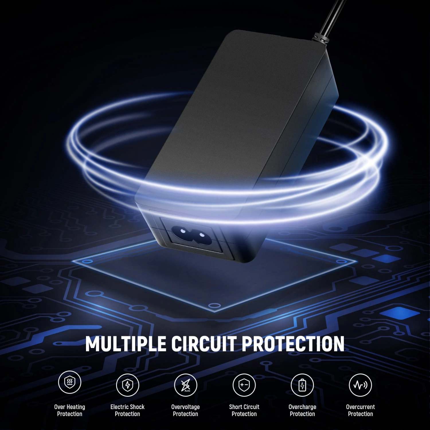 NEEWER NC-Q4 Q4 Power Adapter And Power Cord Set 6 NEEWER NC-Q4 Q4 Power Adapter And Power Cord Set - Image 6