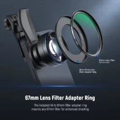 NEEWER LS-26 PRO 105mm Macro Lens With 17mm Phone Clip & 67mm Filter Adapter -Photography Equipment 6 6a57ccc3 faca 4c2f b40f da7b86263fdf