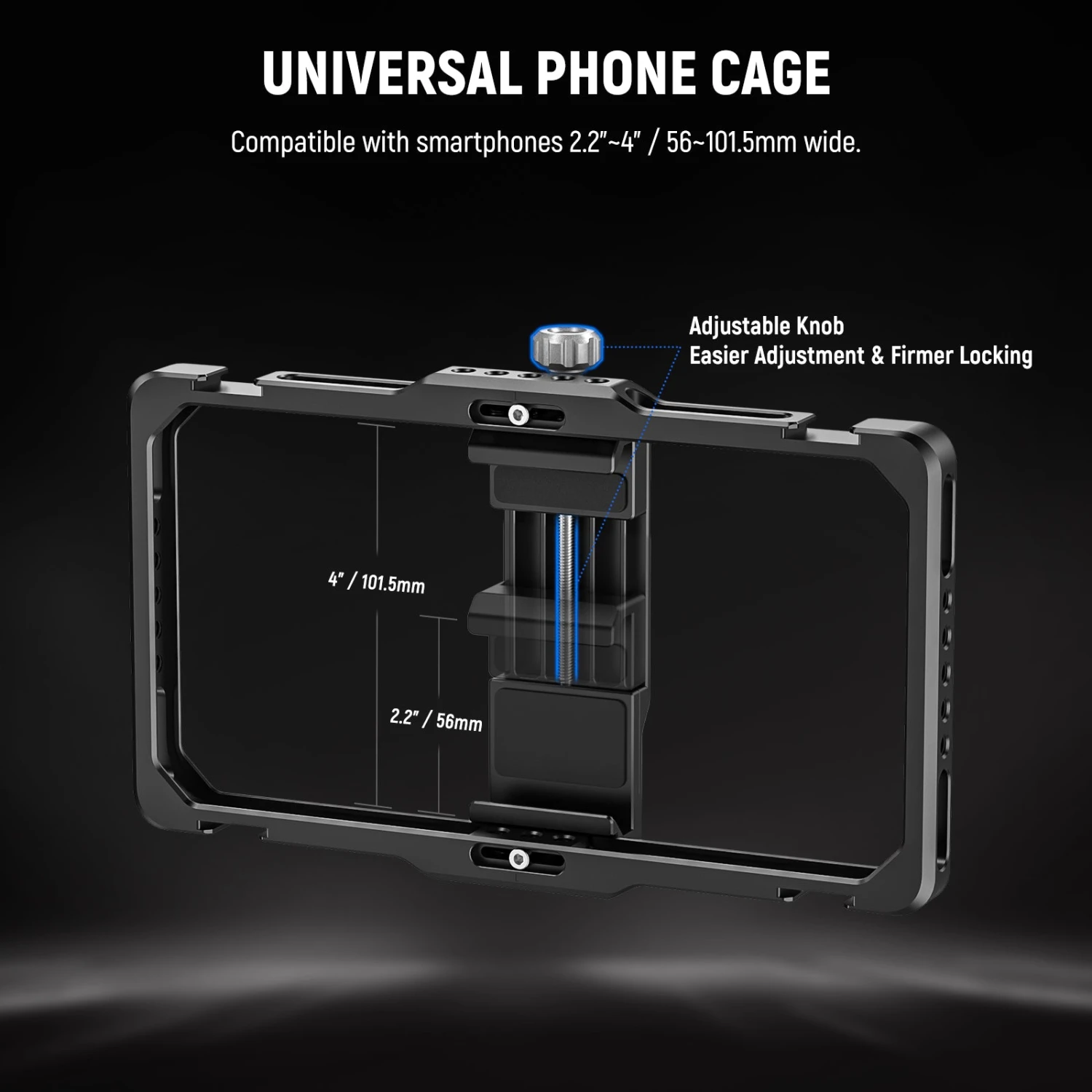 NEEWER PA009E Universal Phone Cage Video Rig 6 NEEWER PA009E Universal Phone Cage Video Rig - Image 6