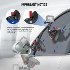 NEEWER CA013 6" Camera Suction Mount With Ball Head Magic Arm 15 NEEWER CA013 6" Camera Suction Mount With Ball Head Magic Arm -Photography Equipment 6 780d3858 886e 4541 95a4 254424cbfb56