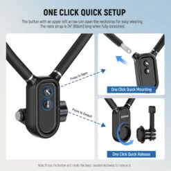 NEEWER GP-16 Magnetic Phone Neck Mount -Photography Equipment 6 79f22785 c409 4a93 825f ae2ae9cbe73c