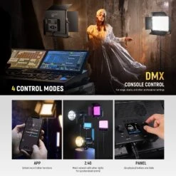 NEEWER AP150B 150W Bi Color LED Panel Video Light 14 NEEWER AP150B 150W Bi Color LED Panel Video Light -Photography Equipment 6 839bcff5 5a03 4fee 8dd4 b0540bb7ddce