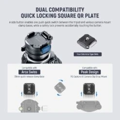 NEEWER LT32 62" Carbon Fiber Travel Tripod -Photography Equipment 6 8965a7a8 cbbb 4717 8b32 16db014ebeb7